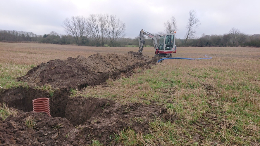 Gravearbejde i Odder med fokus på solidt og effektivt arbejde